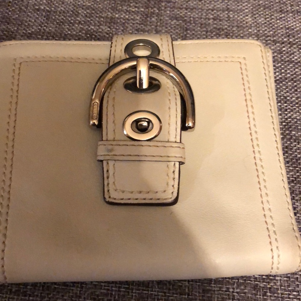 Coach Leather 💯wallet♥️